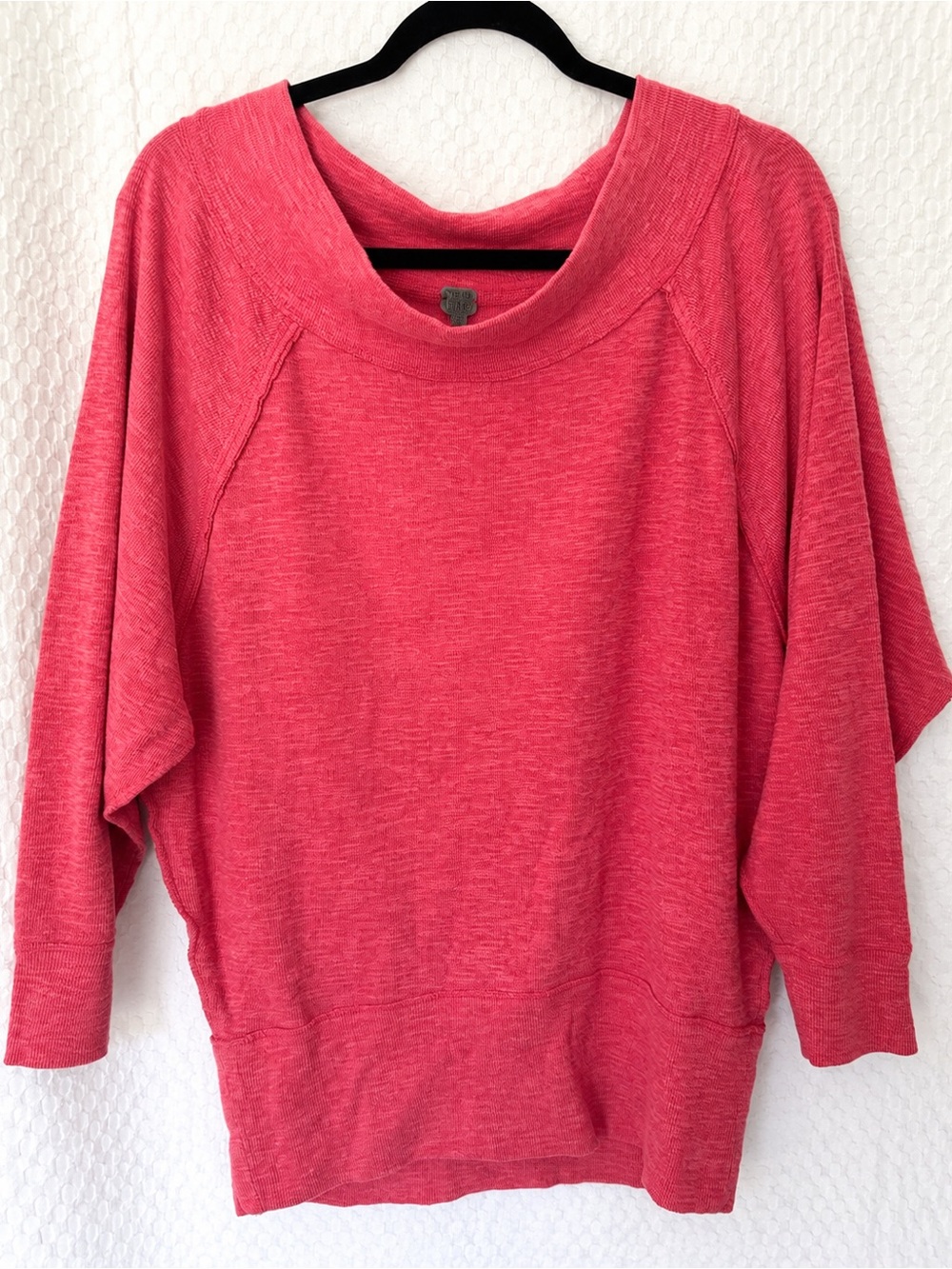 We The Free Oversized Pink Pullover Sweatshirt Boho Lounge Top S